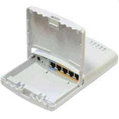 Mikrotik Router RB750P-PBr2 kültéri 64MB RAM, 5xLAN, kültéri, teljesítmény. adapter, ROS L4, szerelőkészlet