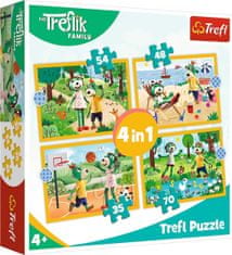 Trefl Treflíci puzzle 4 az 1-ben (35,48,54,70 darab)