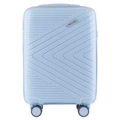 Wings S utazási bőrönd, polipropilén, világoskék