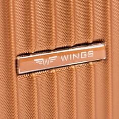 Wings M közepes bőrönd, ezüst