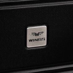 Wings S kabinos bőrönd, burgundi
