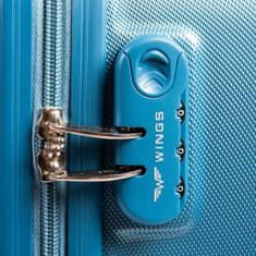 Wings M közepes utazóbőrönd, kék