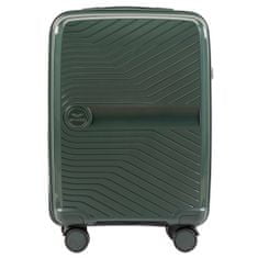 Wings S kabinos bőrönd, 100% polipropilén, feketés zöld
