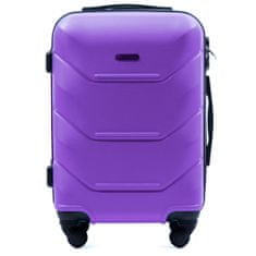 Wings S kabinos bőrönd, lila