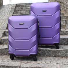 Wings S kabinos bőrönd, lila