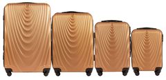 Wings 4 db bőrönd készlet (L,M,S,XS), arany