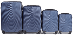 Wings 4 db bőrönd készlet (L,M,S,XS), kék