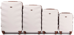 Wings 4 db-os bőrönd készlet (L,M,S,XS) Wings, Piszkos fehér