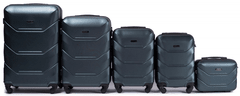 Wings 5 db-os bőrönd készlet (L,M,S,XS,BC) Wings, sötétzöld