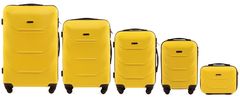 Wings 5 db-os bőrönd készlet (L,M,S,XS,BC) Wings, sárga