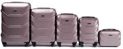 Wings 5 db-os bőrönd készlet (L,M,S,XS,BC) Wings, Rose gold