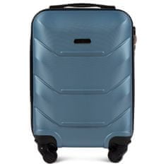 Wings XS kis kabinos bőrönd, ezüst kék