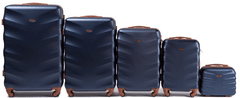 Wings 5 db-os bőrönd készlet (L,M,S,XS,BC) Wings, Blue