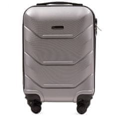 Wings XS kis kabinos bőrönd, ezüst
