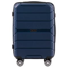 Wings S kabinos bőrönd, polipropilén, kék