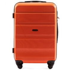 Wings M közepes utazóbőrönd, narancs