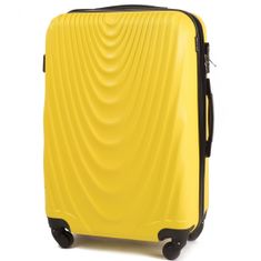 Wings M közepes utazóbőrönd, sárga