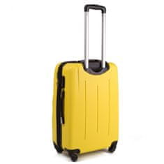 Wings M közepes utazóbőrönd, sárga
