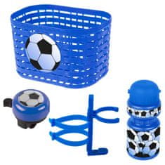 Gyermek kosár kiegészítőkkel Soccer kék
