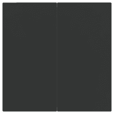 Vidaxl 3 részes fekete polirattan kerti étkezőgarnitúra (3157894)