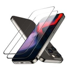 ESR Screen Protector 2x üvegfólia iPhone 15 Pro Max, fekete