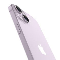 Spigen Ez Fit Optik 2x üvegfólia kamerára iPhone 14 / 14 Plus / 15 / 15 Plus, lila