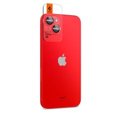 Spigen Ez Fit Optik 2x üvegfólia kamerára iPhone 14 / 14 Plus / 15 / 15 Plus, piros