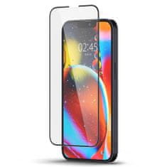 Spigen Slim HD üvegfólia iPhone 13 Pro Max / 14 Plus / 15 Plus, fekete
