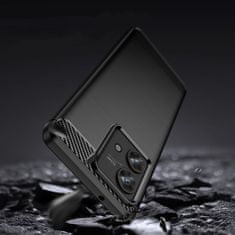 Tech-protect Carbon tok Motorola Edge 40 Neo, fekete