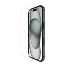 Belkin SCREENFORCE edzett üveg antimikrobiális védőüveg iPhone 15 / iPhone 14 Pro készülékhez