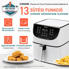 Cosori Premium forrólevegős sütő fehér (CP158-AF-RXW) (CP158-AF-RXW)