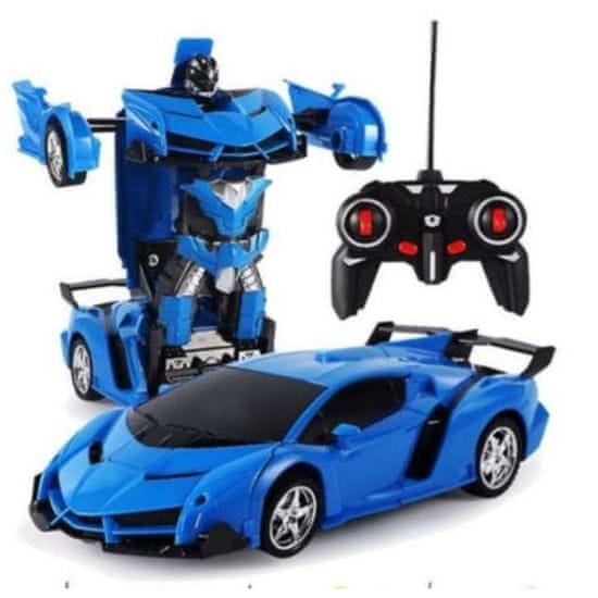 Bobo  2in1 Transformer átváltozó autó robot játék távirányítóval, Kék