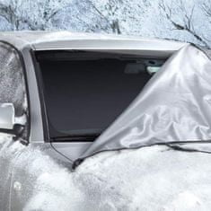 PrimePick Ponyva/védő a szélvédőre: Védelem fagy, hó és nap ellen mágnesekkel, univerzális méret, MagneticCarCover