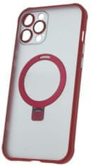 Forever Szilikon TPU tok Mag gyűrű iPhone 12 Pro Max, piros (TPUAPIP12PMMRTFORE)