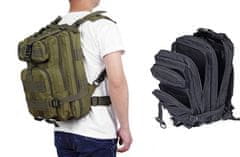 CoolCeny Vízálló survival hátizsák - Turista 28 liter - Fekete