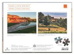 Galison Frank Lloyd Wright kétoldalas puzzle: Taliesin és Taliesin West 500 darab