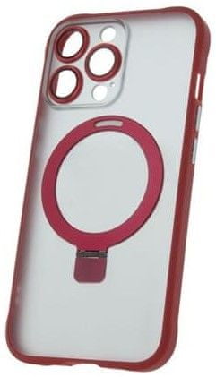 Forever Szilikon TPU tok Mag gyűrű iPhone 13 Pro Max, piros (TPUAPIP13PMMRTFORE)