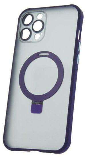 Forever Szilikon TPU tok Mag Ring iPhone 14 Pro Max, lila (TPUAPIP14PMMRTFOPU)
