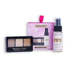 Makeup Revolution Dekoratív kozmetikai ajándékcsomag Mini Contour & Glow