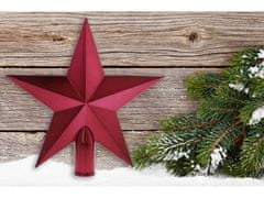 sarcia.eu Bordó karácsonyfa csillag, teteje 20 cm
