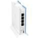 Mikrotik RouterBOARD RB941-2nD-TC, hAP-Lite, 650Mhz CPU, 32MB RAM, 4xLAN, 2.4Ghz 802b/g/n, ROS L4, tok, tápegység