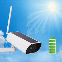 BOT  Kültéri intelligens IP/WiFi kamera A3 napelemmel