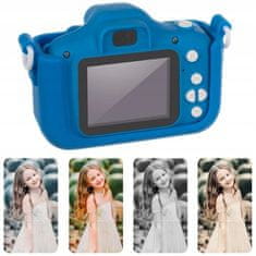 MG X5S Cat gyerek fényképezőgép + 32GB kártya, kék