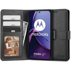 Tech-protect Wallet könyv tok Motorola Moto G84 5G, fekete