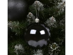 sarcia.eu Antracit karácsonyfa csecsebecse, nagyméretű csecsebecse készlet, karácsonyfadíszek 10 cm, 3 db.