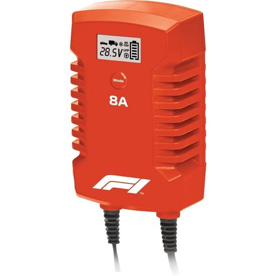 Formula 1 Akkumulátor Töltő mikroprocesszoros 8A 12V 24V, 20-160 Ah