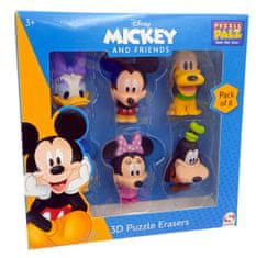 Disney Puzzle és radírgumi 2in1 - Mickey és Minnie egér
