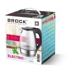 BROCK  WK 2105 BK elektromos üveg vízforraló