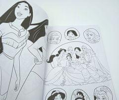 Disney Disney Maxi színezőkönyv matricákkal - Hercegnők