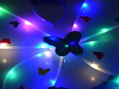 RAMIZ Világító pillangótündér jelmez kék színben